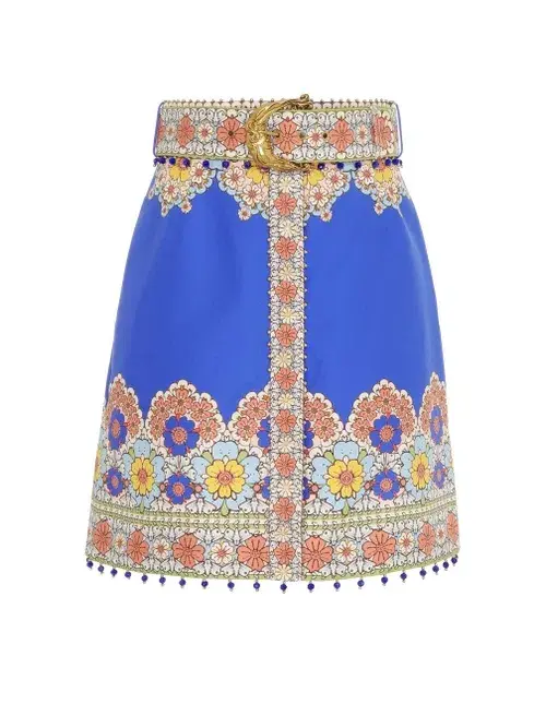 Zimmermann Cosmic Sagittarius Mini Skirt Floral Size 1 / Au 10 - Image 4
