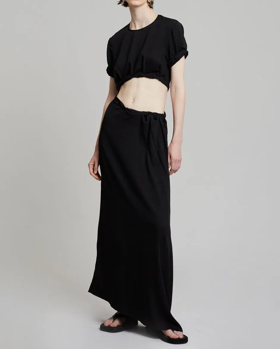 Christopher Esber Roll Sleeve Tee Dress Black Size 6 / XS - Image 1