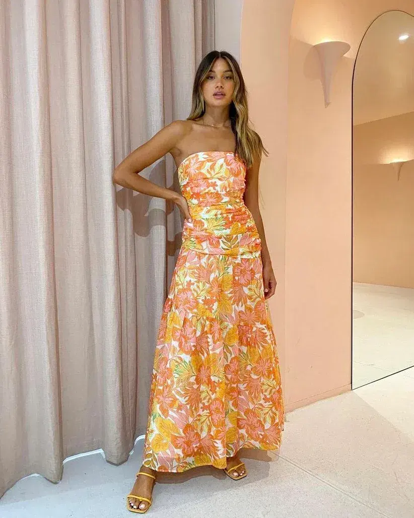 Issy Isles Dress Aloha Floral Size 6 - Image 1