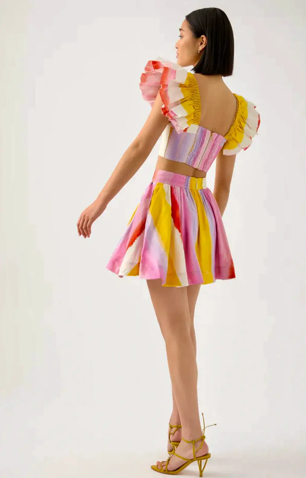 Aje Imagination Mini Skirt and Top Set Multi Size 8  - Image 3
