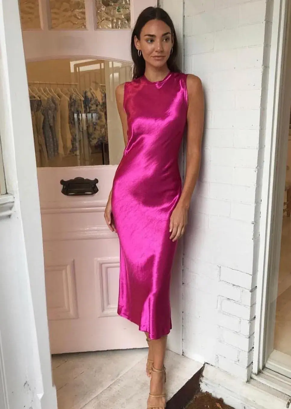 Rebecca Vallance Loren Dress Pink Size 10 - Image 3