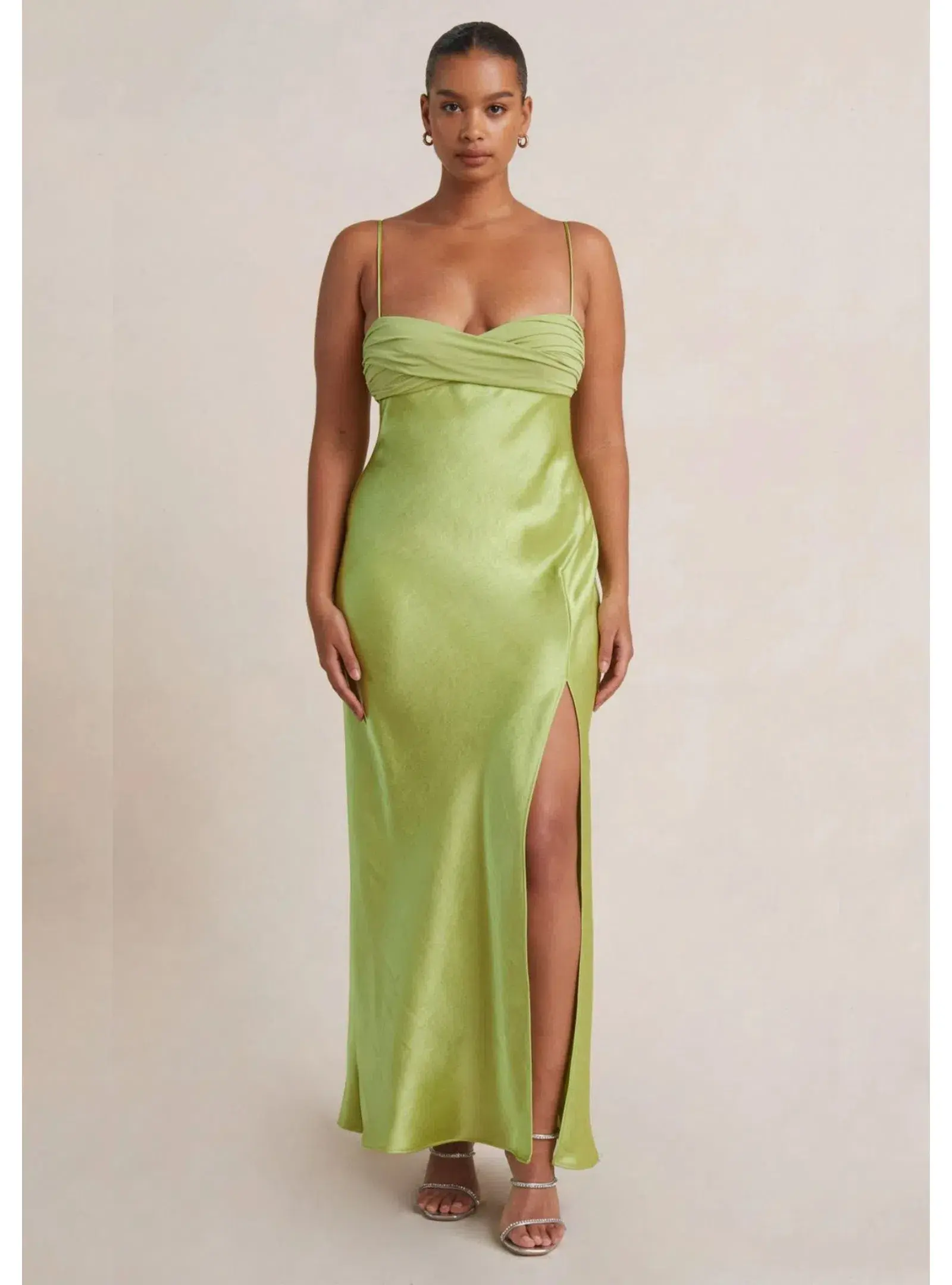 Bec & Bridge Julieta Maxi Dress Green Size AU 6  - Image 1