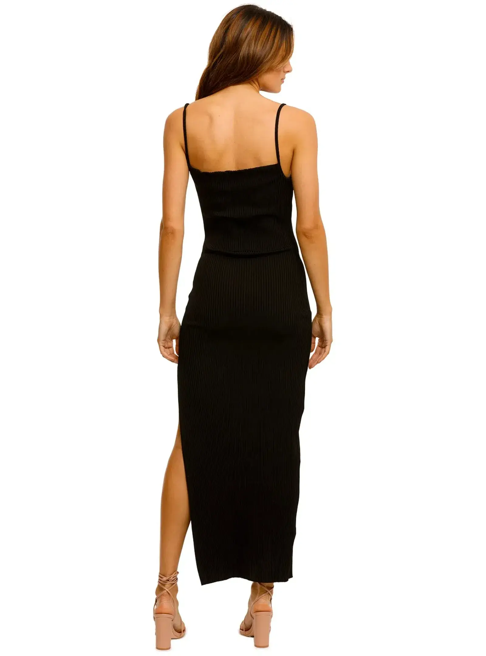 Bec & Bridge Lila Midi Dress Black Size AU 6 - Image 3