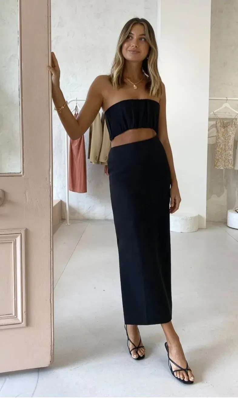 Sir the Label Yves Dress Black Size AU 6 - Image 1