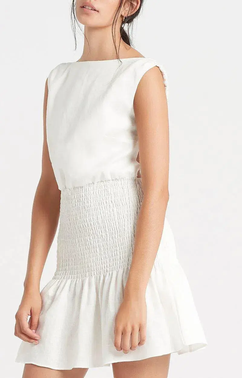 Sir the Label Lorena Dress White Size 1 - Image 2