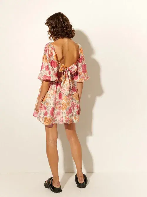 Kivari Camela Mini Dress Floral Size AU 16 - Image 2
