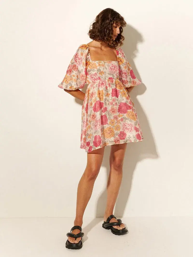 Kivari Camela Mini Dress Floral Size AU 16 - Image 1