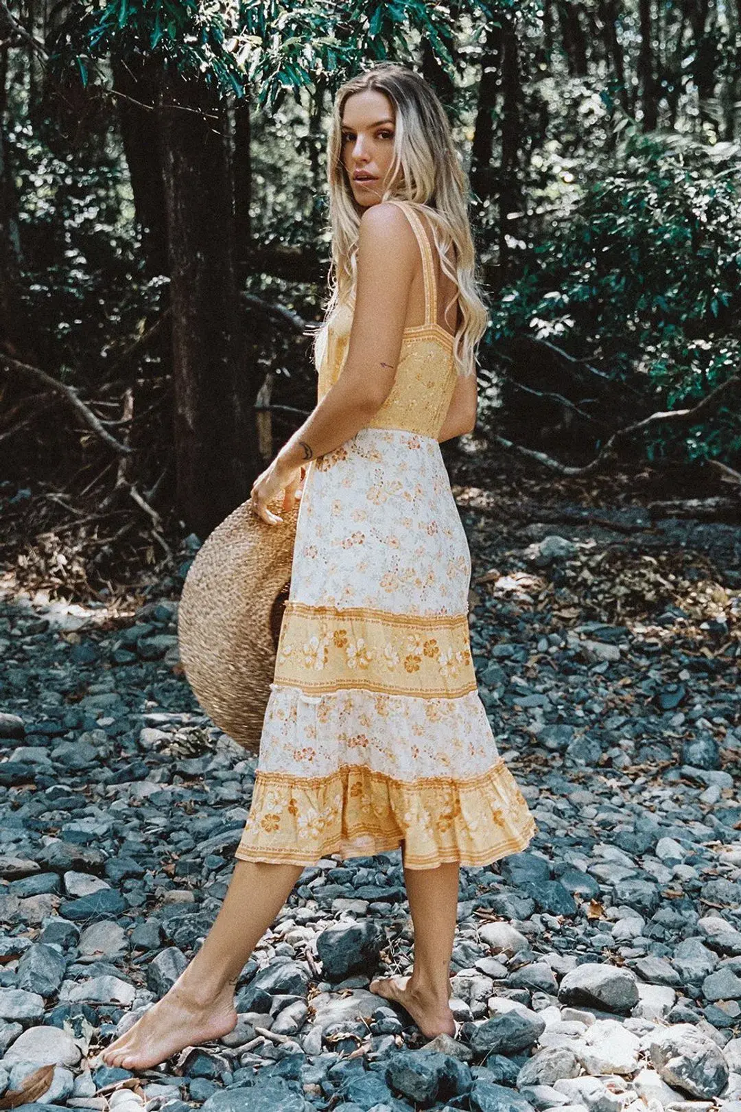 Spell & The Gypsy Arnhem Lily Sundress Lemon Drop Size AU 6 - Image 5