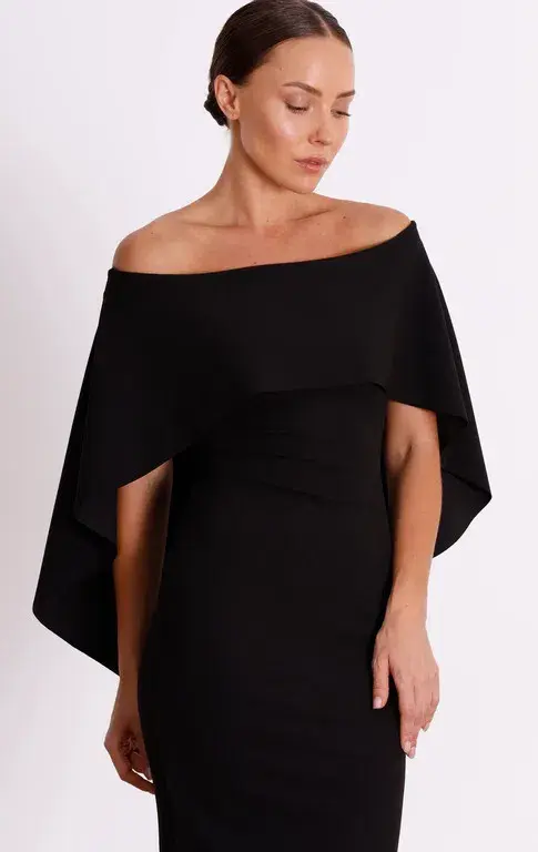 Pasduchas Composure Midi Dress Black Size AU 16 - Image 2
