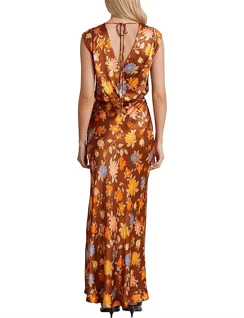 Bec & Bridge Tropical Punch Maxi Dress Print Size AU 6 - Image 7