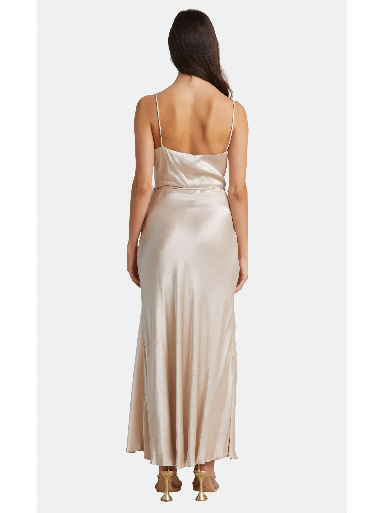 Bec & Bridge Moon Dance Midi Dress Sand Size AU 6  - Image 3