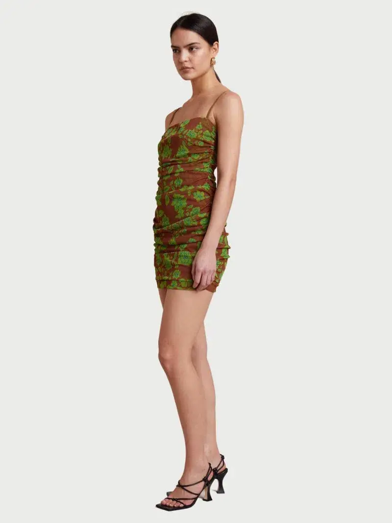 BEC & BRIDGE PRINT BLOSSOM MINI DRESS - SIZE 10 AU/6 US (RRP $280) for rent on The Volte - main image
