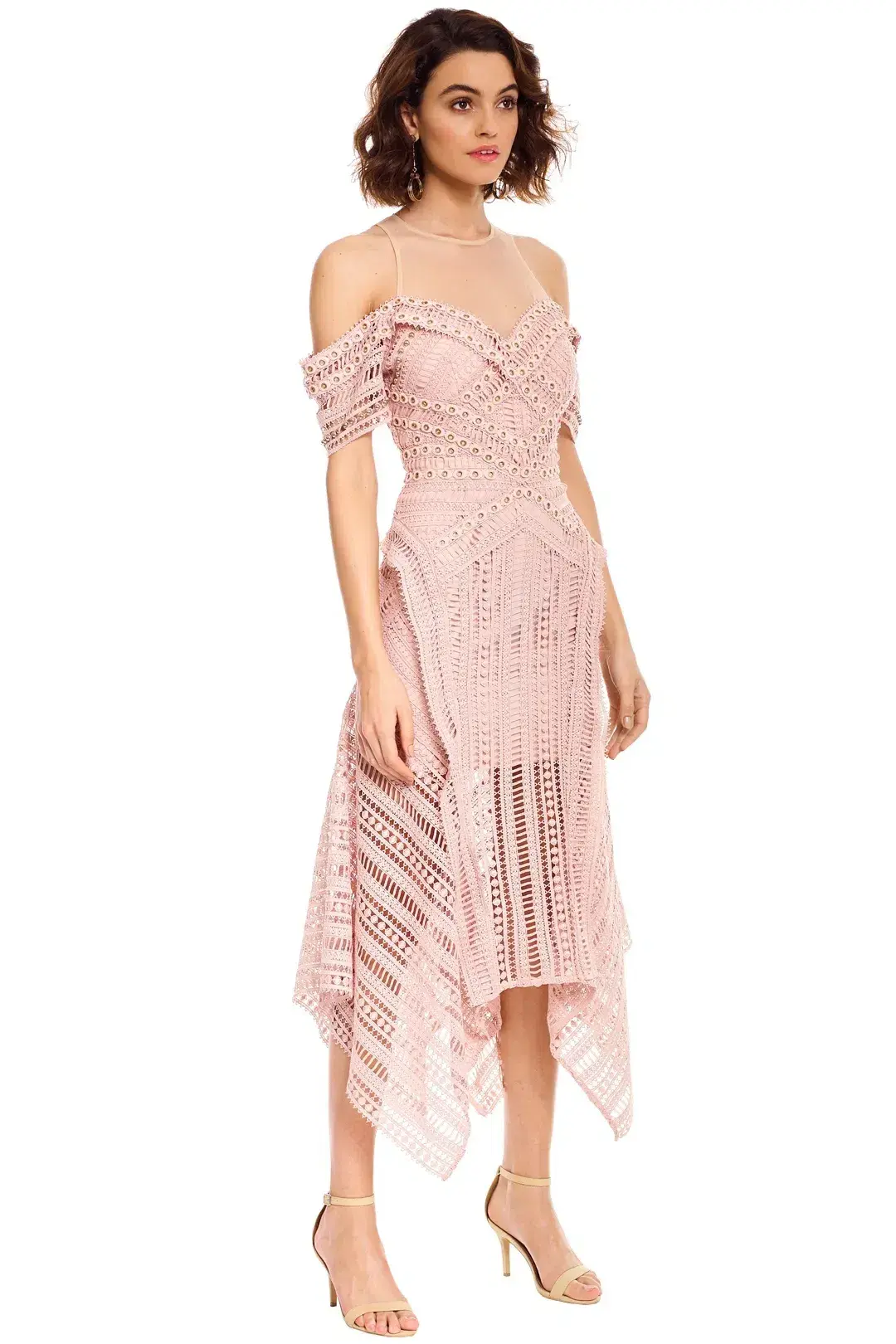 Thurley Sand Dune Dress in Nude Pink Size 10 - Image 3