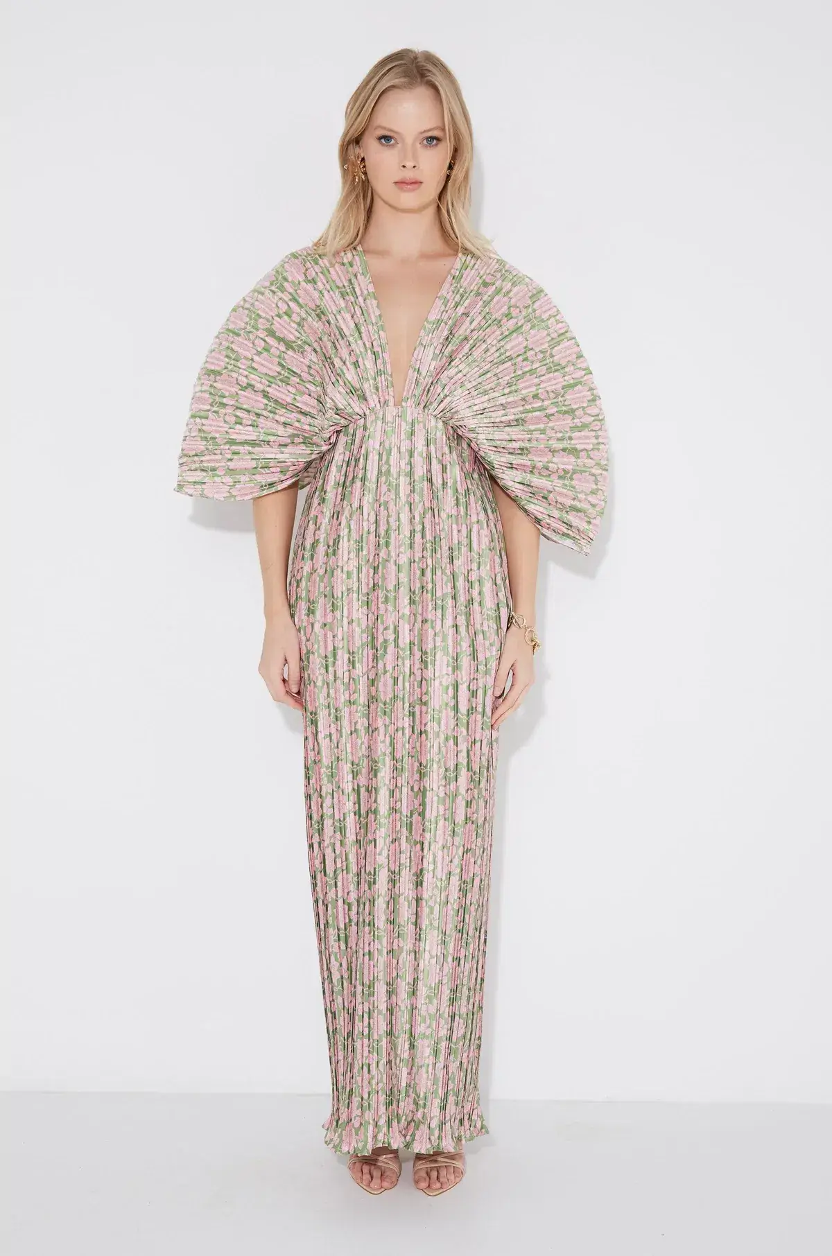 SONYA MODA GIANNA FOREVER DRESS FLORAL SIZE M/AU 10 - Image 8