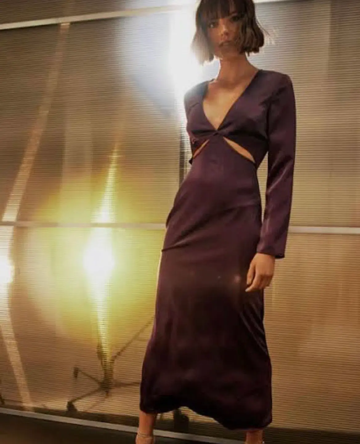Mossman The Colossal Midi Dress in Purple Size S / Au 8 - Image 2