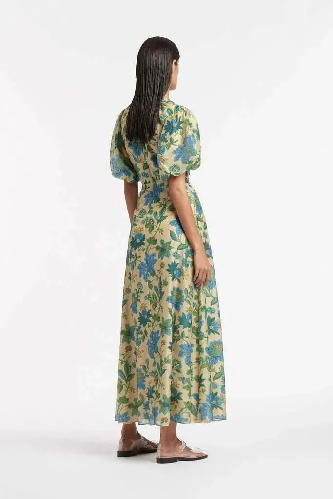 Sir the Label Celia Puff Sleeve Dress in Marguerite Print Size 0/AU 6 - Image 3