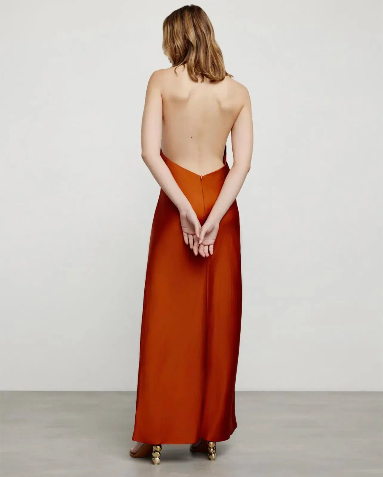 Significant Other Darcy Backless Dress Clay Size 8 - Image 3