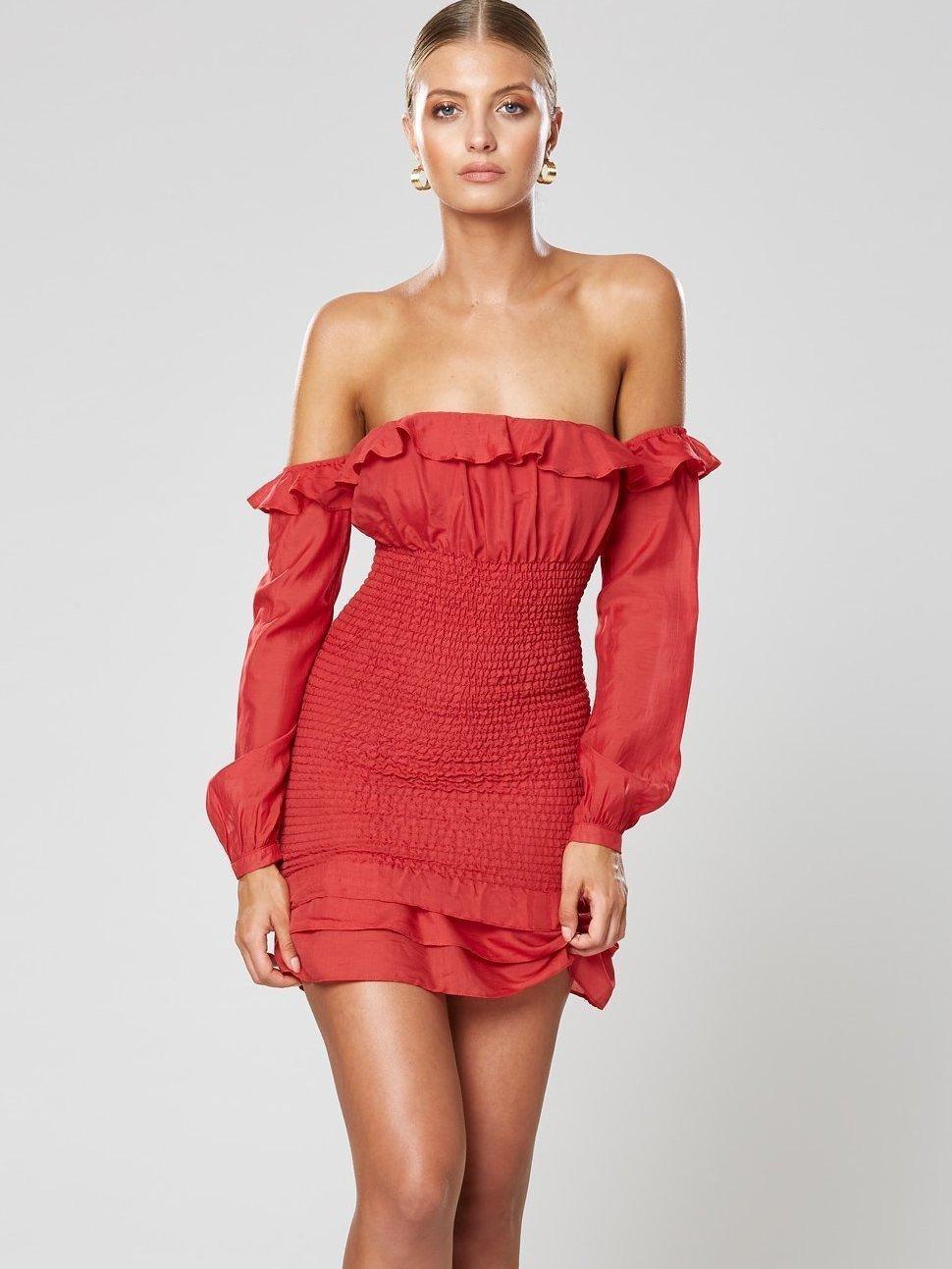 WINONA - HALO DRESS RED SZ 6 - Image 1