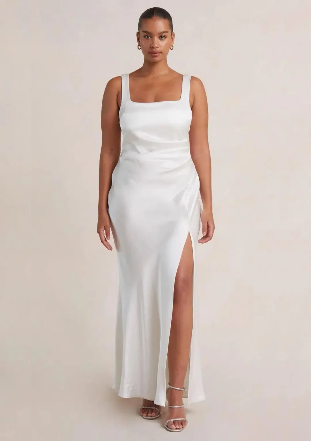 Bec & Bridge Dreamer Square Neck Dress Ivory Size US 6 / AU 10 for rent on The Volte - main image