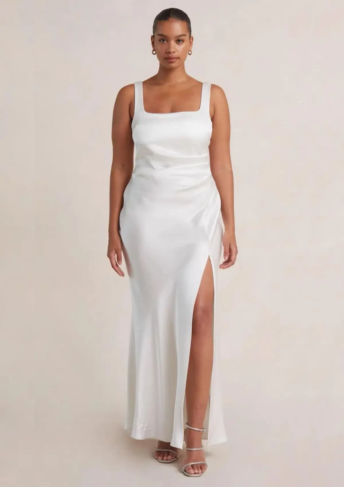 Bec & Bridge Dreamer Square Neck Dress Ivory Size US 6 / AU 10 - Image 1