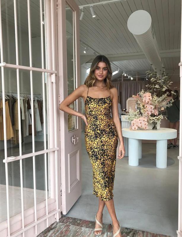 Bec & Bridge Turtle Rock Midi Dress Size 6 - Image 1