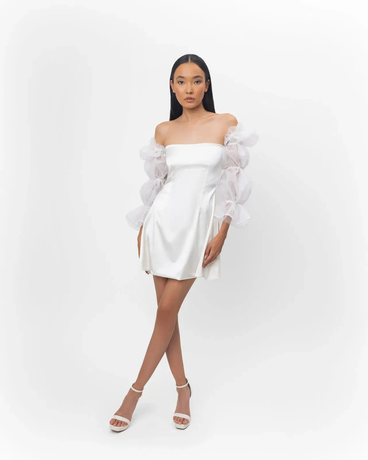 Lurelly White Cloud Dress Size US 6/ AU 10 - Image 1