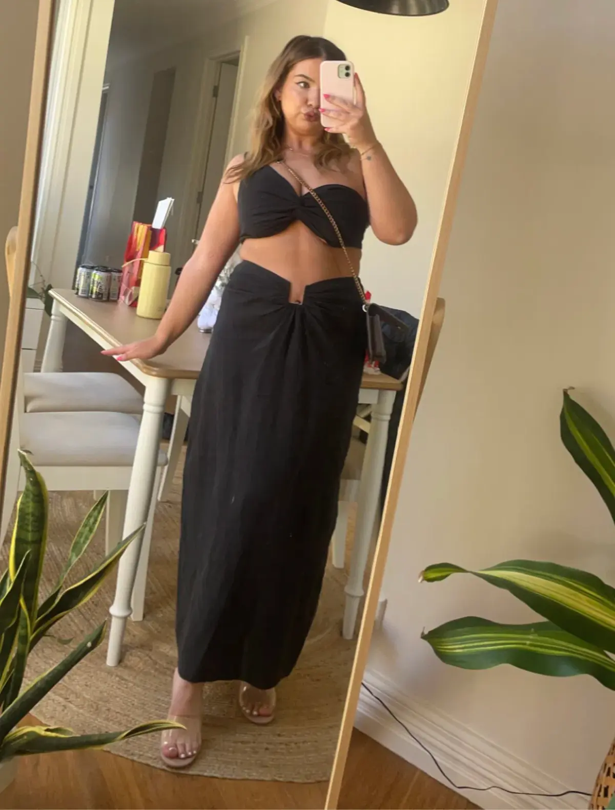 Natalie Rolt Eva Crop and Lilo Skirt Black Size 14 - Image 4