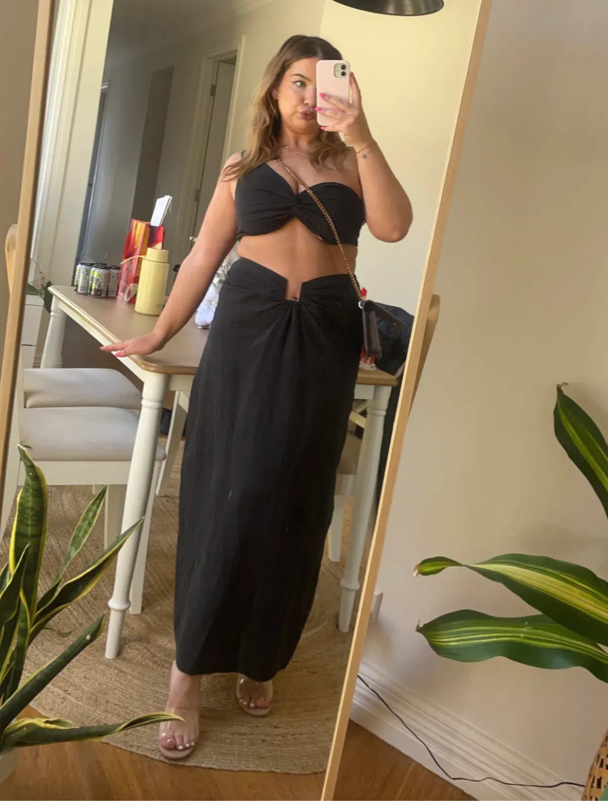 Natalie Rolt Eva Crop and Lilo Skirt Black Size 14 - Image 4