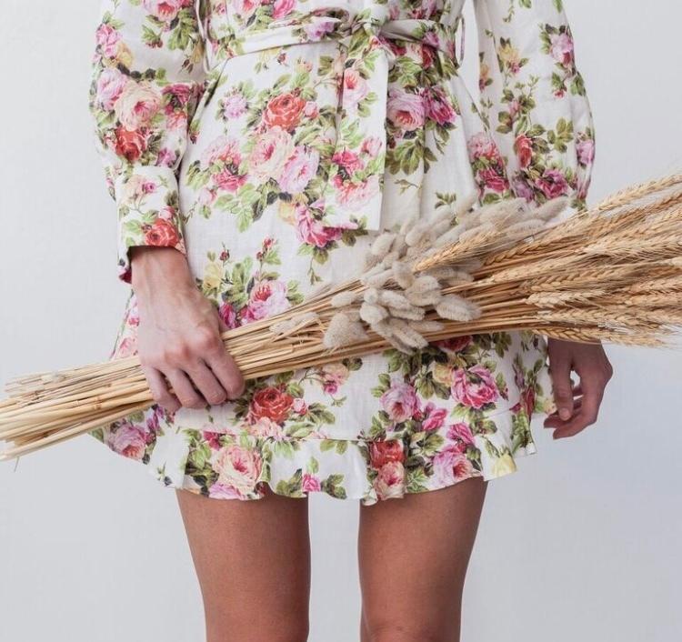 Zimmermann Radiate Flounce Shift Mini Dress Floral Size 1 / Au 10 - Image 5