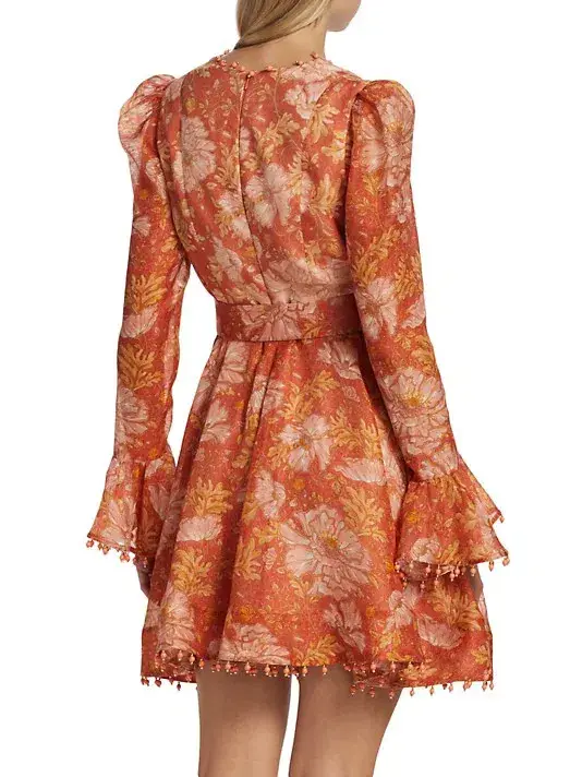 Zimmermann Kaleidoscope Mini Dress Floral Size 3 / Au 14 - Image 3
