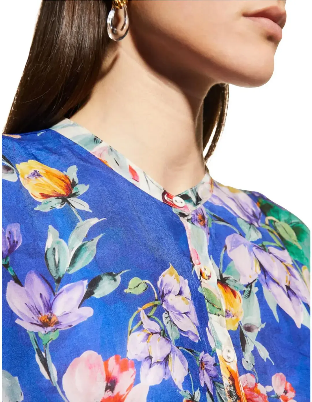 Johnny Was Sky Flower Alba Dress W / Slip Size XL/Au14 for rent on The Volte - main image