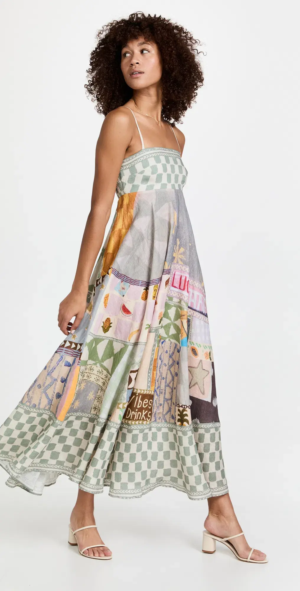 Alemais Emma Gale Sundress in Grey Size AU 14 (22:14) for rent on The Volte - main image