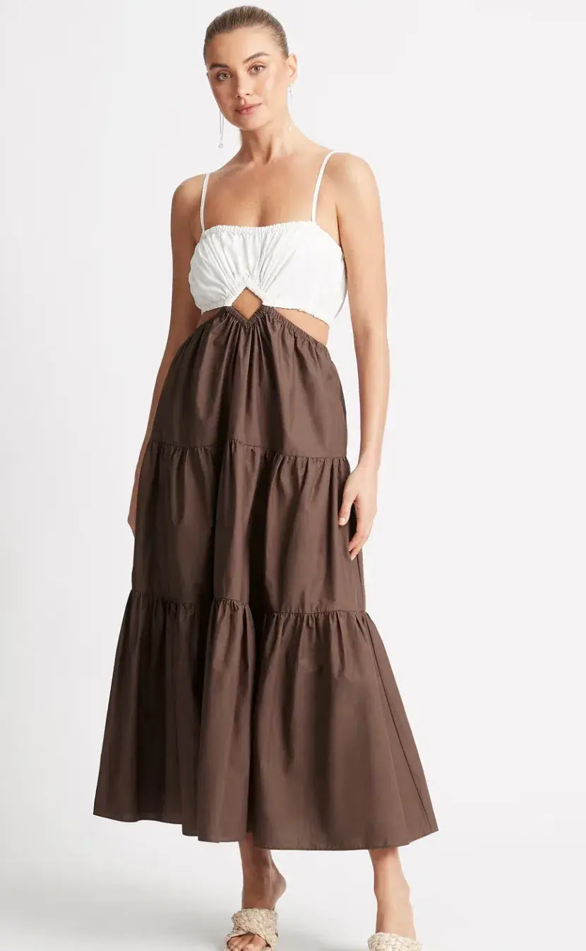 Sheike Novah Maxi Brown Size AU 10 - Image 1