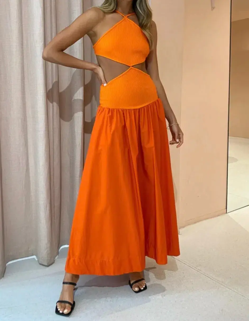 Bec & Bridge Ula Maxi Dress in Chilli Size S / Au 8 - Image 3