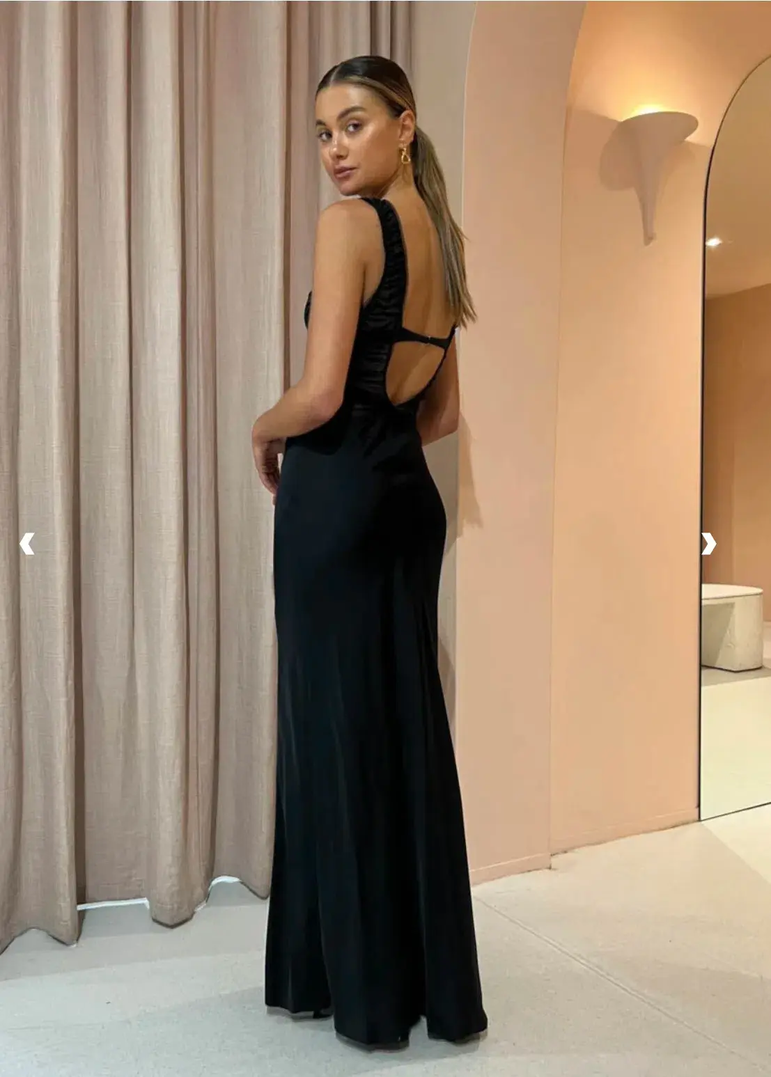 Bec & Bridge Naomi Split Maxi in Black Size AU 10 - Image 3