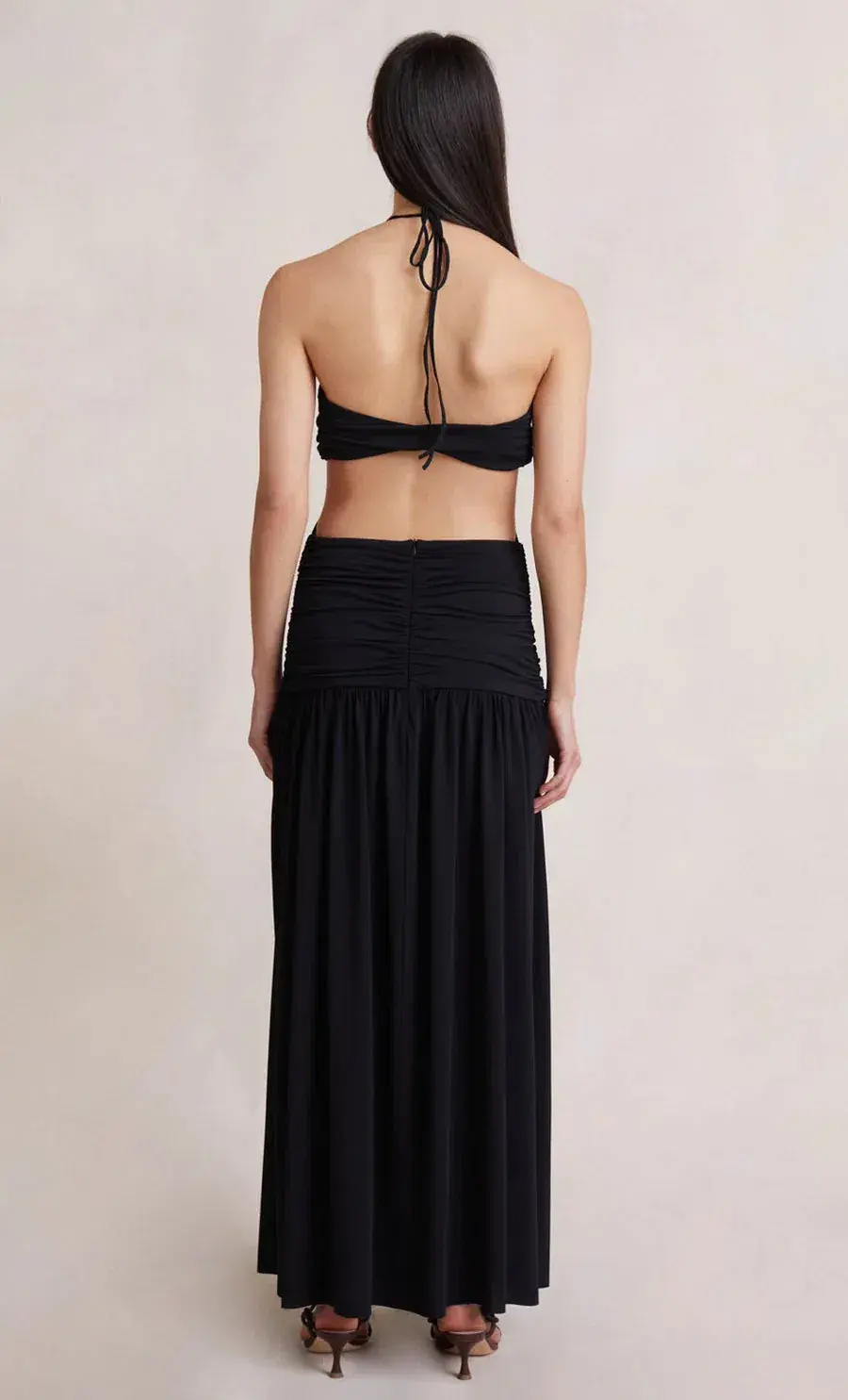 Bec & Bridge Adaline Cut Out Maxi Dress Black Size AU 8 - Image 3