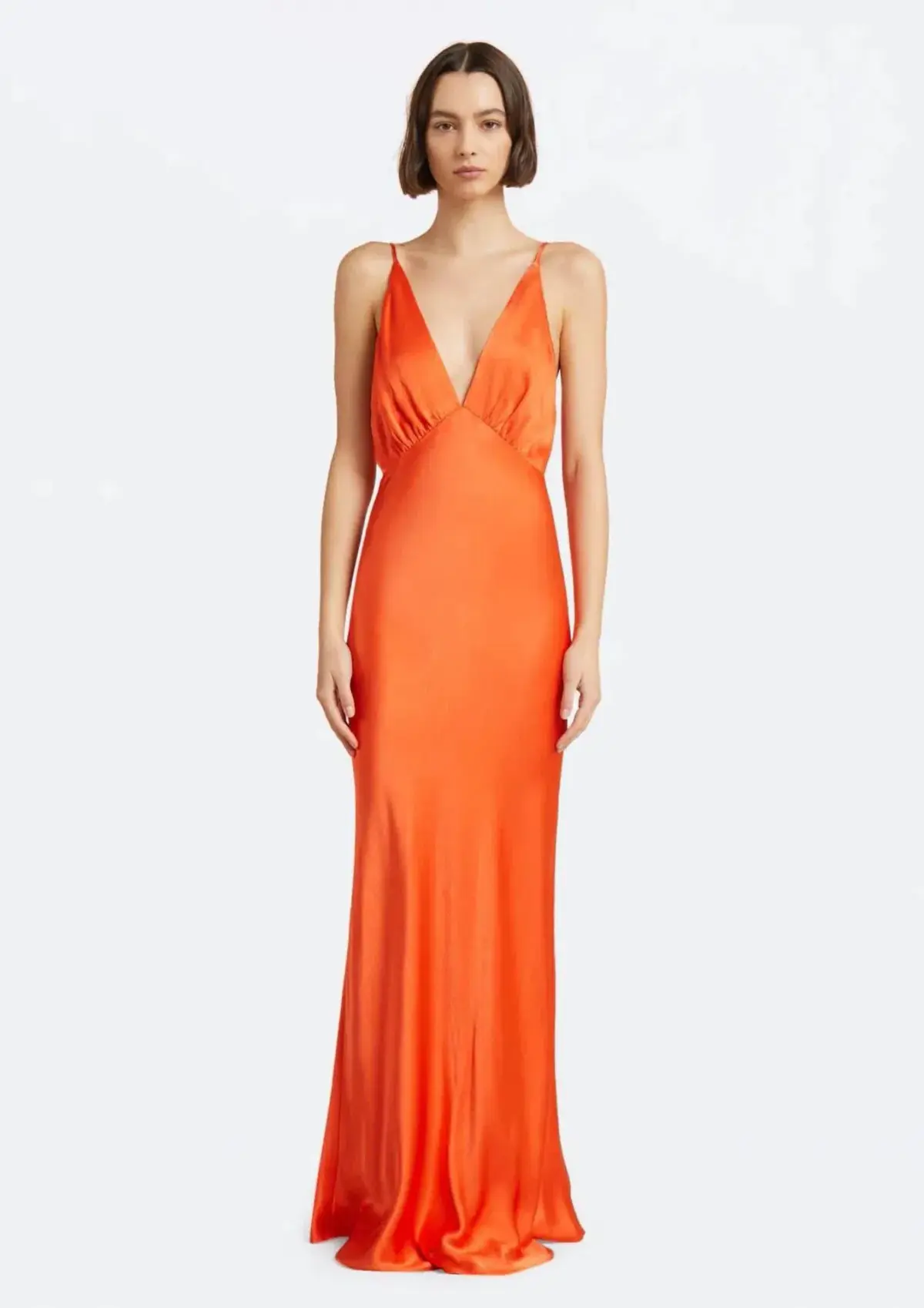 Bec & Bridge Lorelai V Maxi Dress in Fire Red Size AU 8 - Image 1