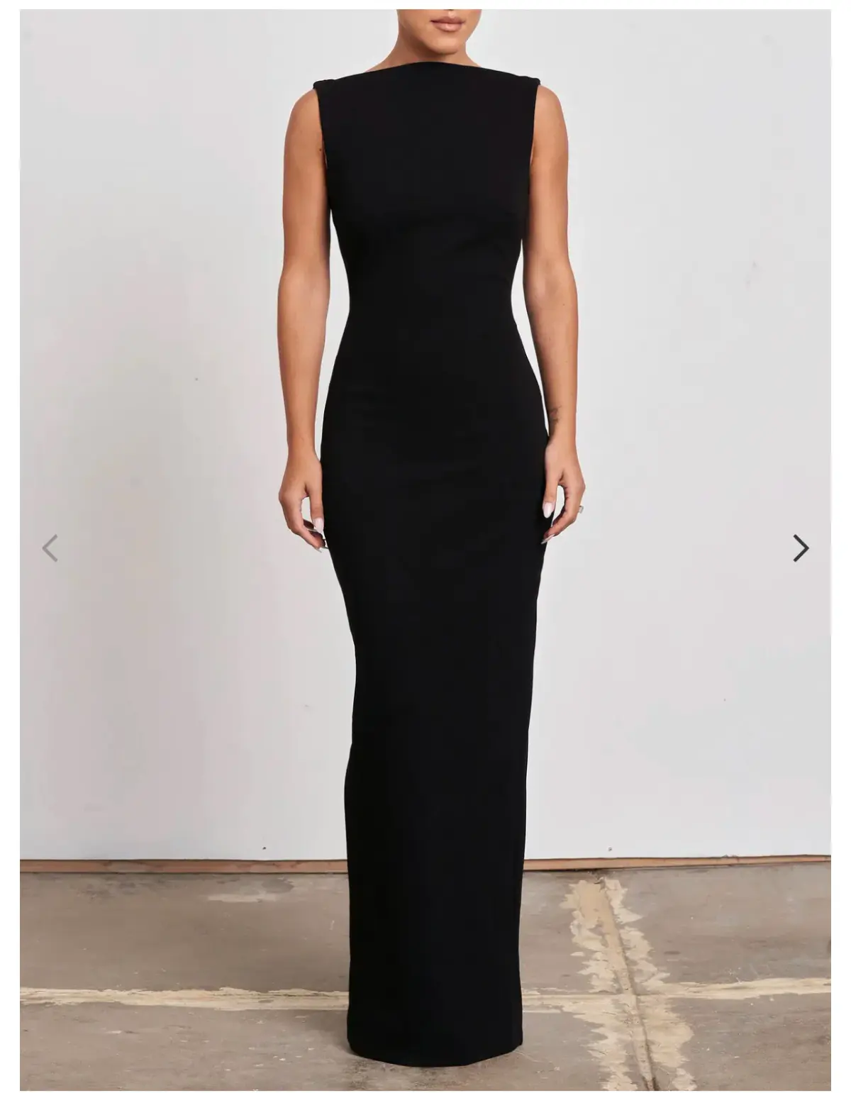 Effie Kats Verona Backless Gown Black Size AU 10 - Image 1