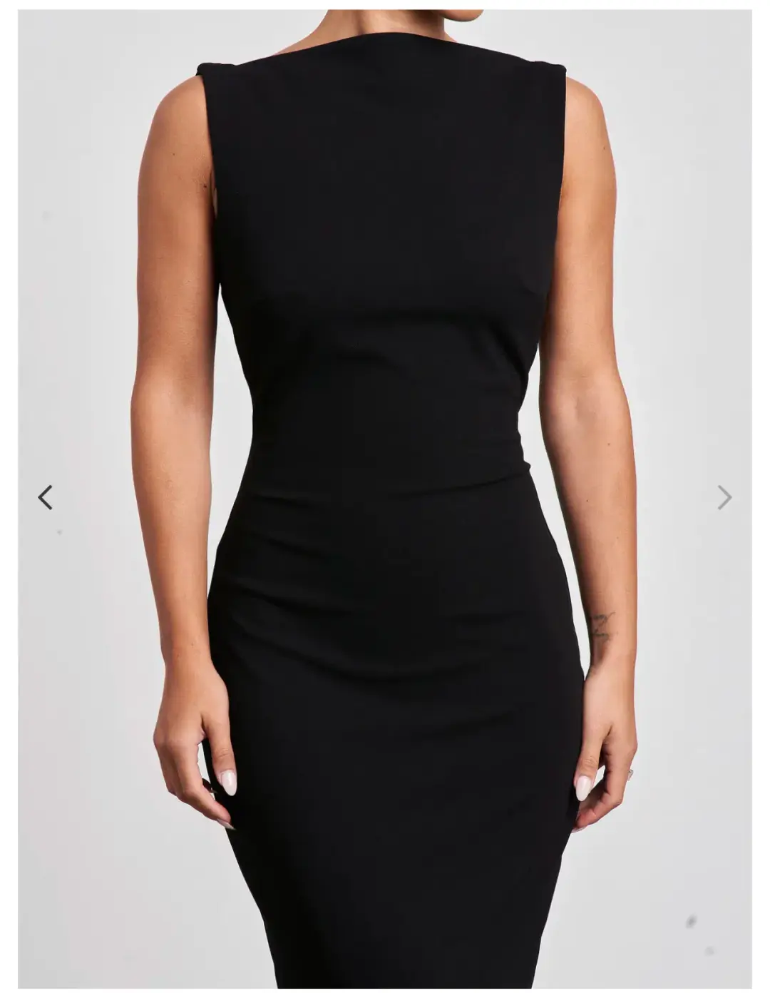 Effie Kats Verona Backless Gown Black Size AU 10 for rent on The Volte - main image