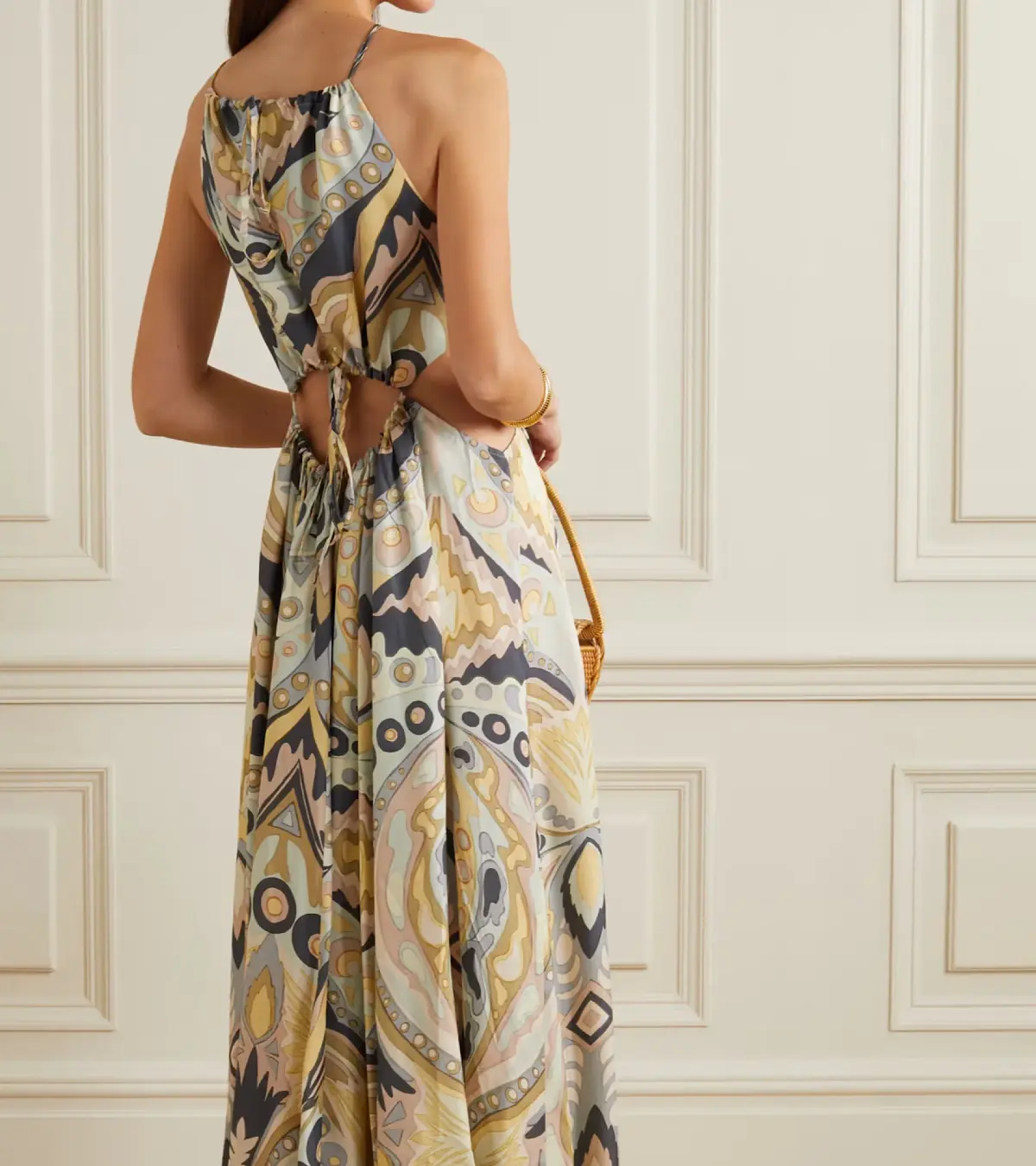 Cult Gaia Aphrodite Gown Aloe Multi Size XS / Au 6 - Image 5