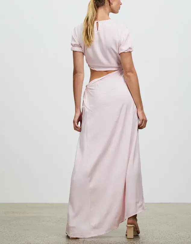 Christopher Esber Rolled Sleeve Tee Dress in Pink Size 6 / XS - Image 3