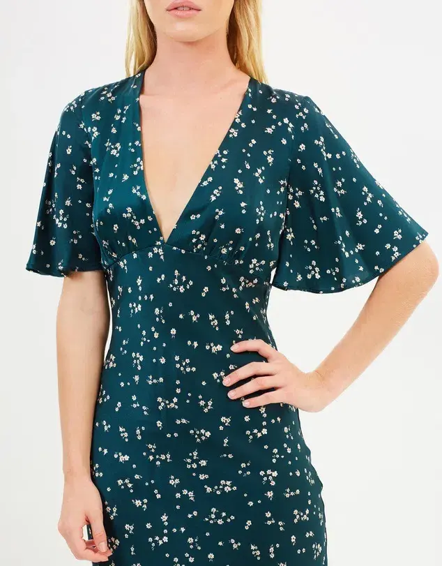 Bec & Bridge Jardin Midi dress Green Size 14 - Image 3