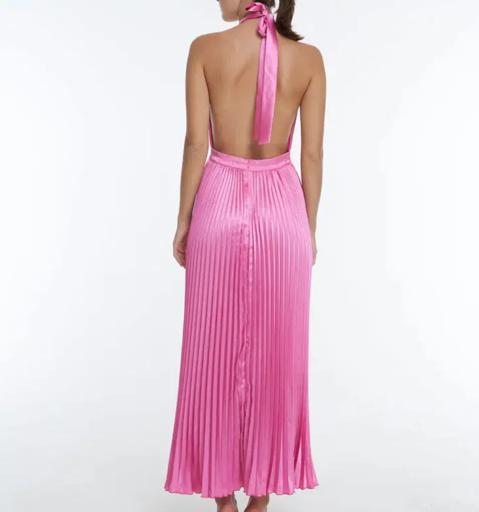 L’idee Renaissance Gown Hot Pink Size 10 - Image 4