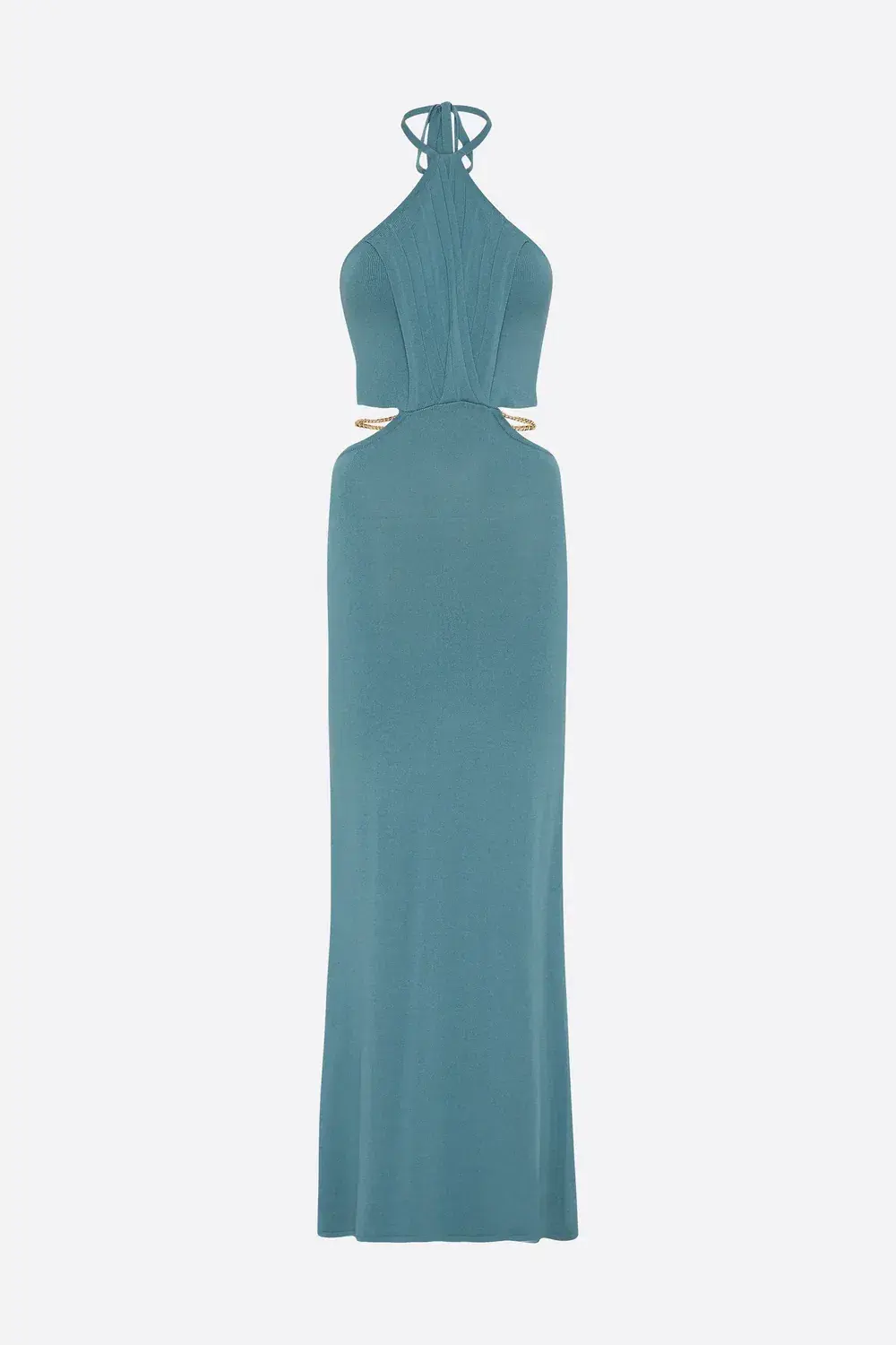 Manning Cartell Limitless Knit Chain Dress Blu Oxide Size S/Au 8 for rent on The Volte - main image