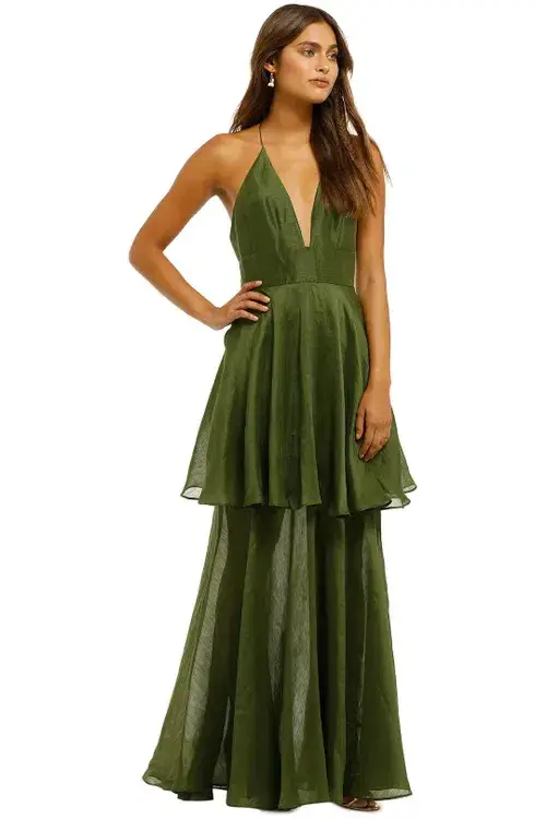 Ginger & Smart Eminence Gown Green Size L/AU 12 - Image 2