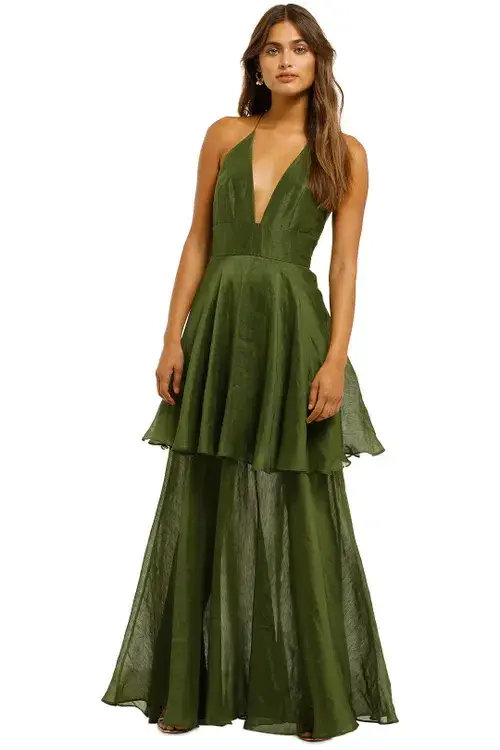 Ginger & Smart Eminence Gown Green Size L/AU 12 - Image 1