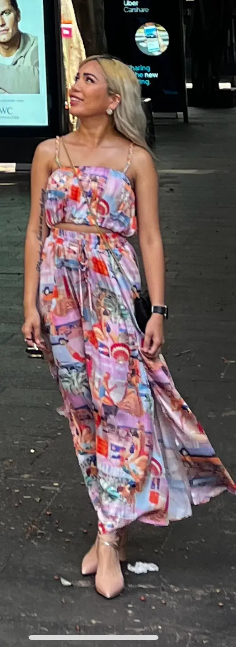 Sheike Malibu Dreams Top & Skirt Set Print Size 6 / XS - Image 6