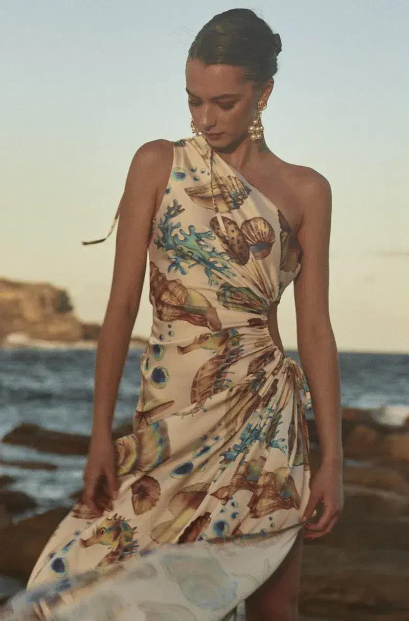 Sonya Moda Nour Maxi Dress Seashell Size 10 / M - Image 2