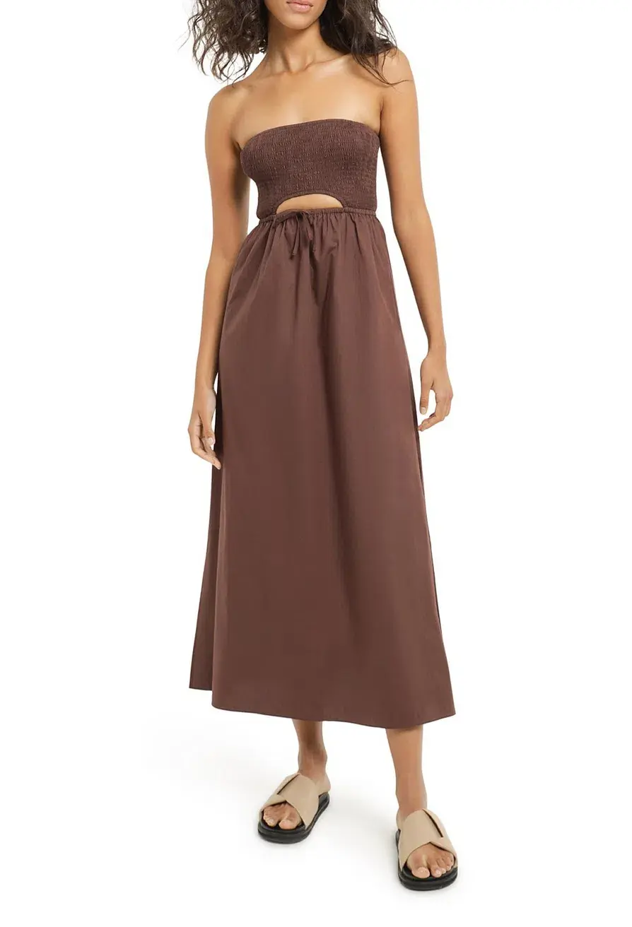 Lulu and Rose Alana Dress Brown Size 12 for rent on The Volte - main image