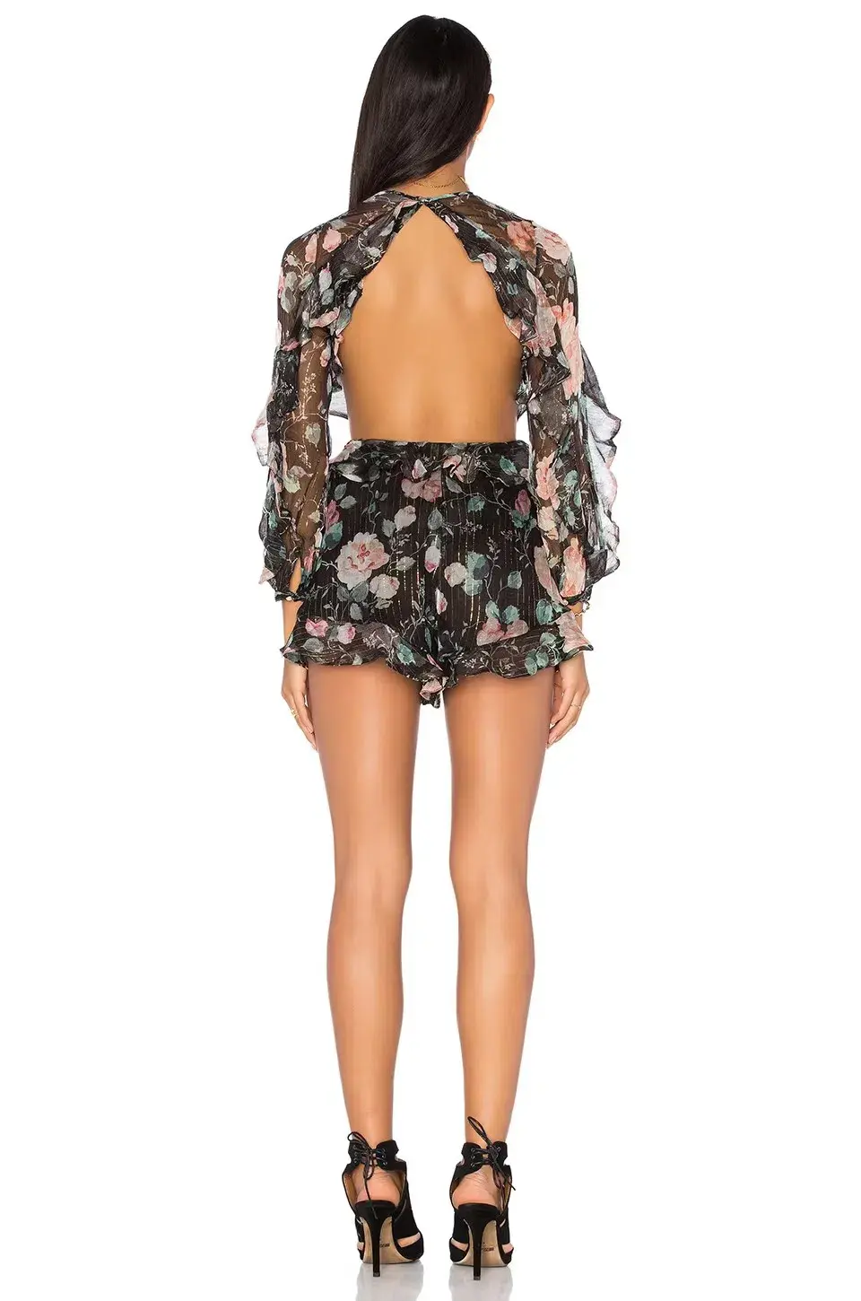 Zimmermann Master Flute Playsuit Floral Size 6 - Image 3
